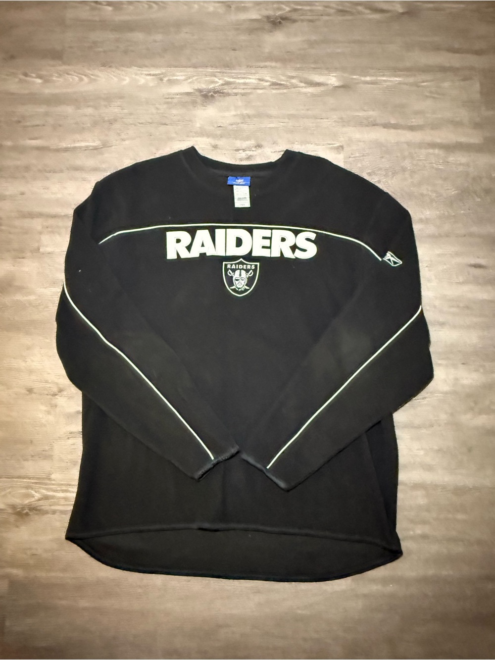 NFL Black Fleece Pullover with White Trim